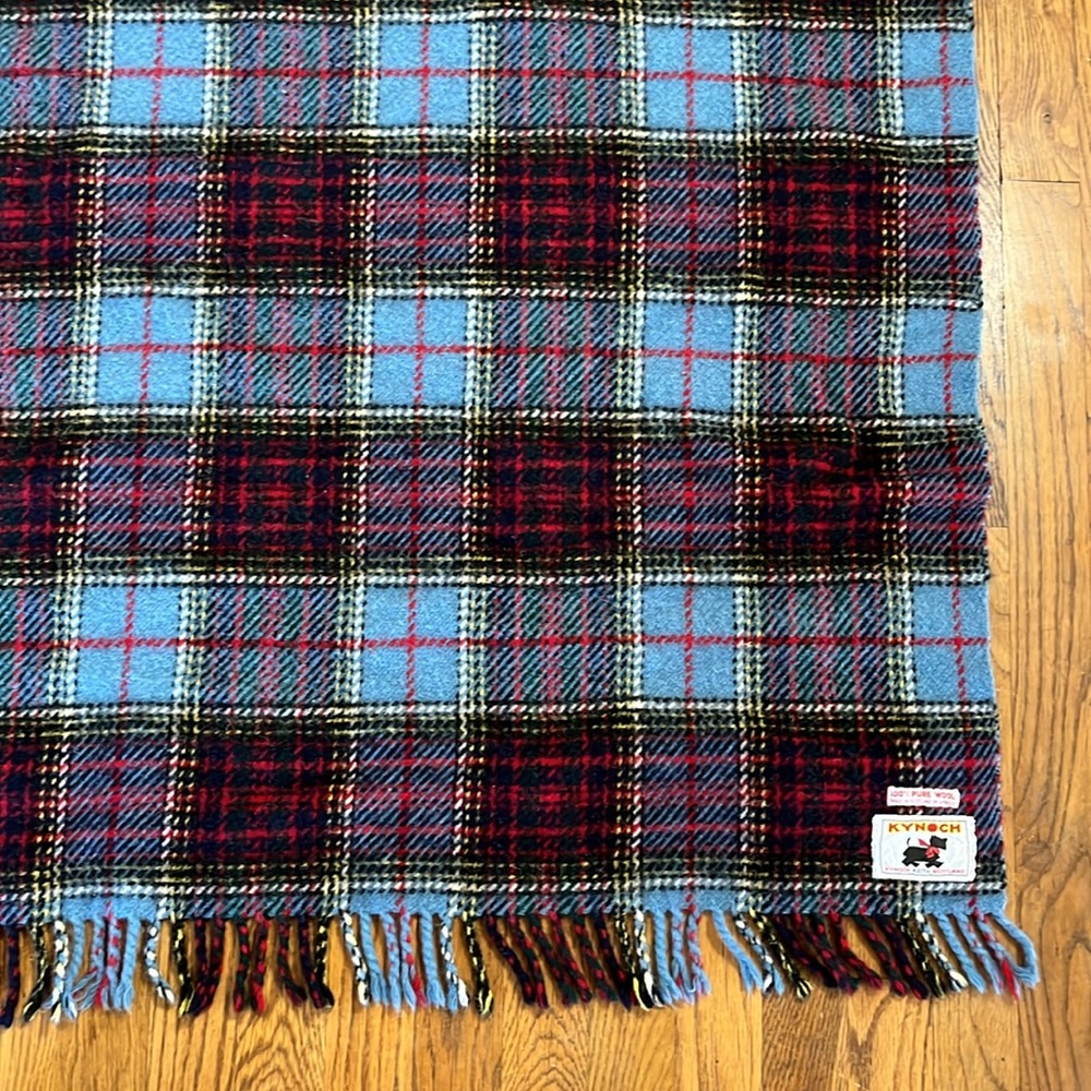 Scotland Kynoch Wool Throw Vintage - Picture 5 of 7